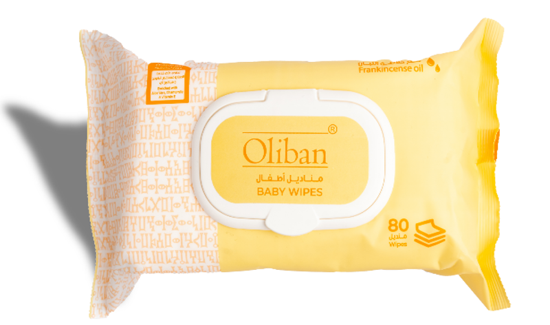 مناديل أوليبان للأطفال 80 منديلًا مع غطاء