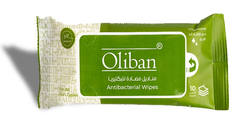 Oliban Antibacterial Wipes 10's