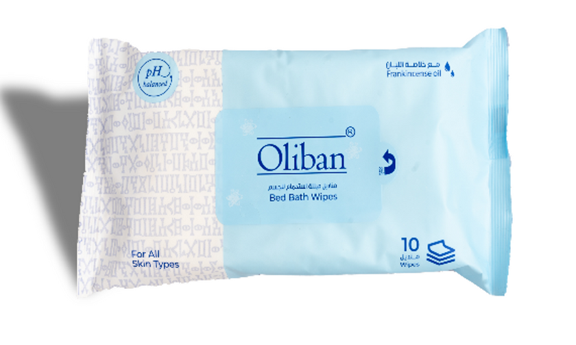 Oliban Bed Bath Wipes 10's